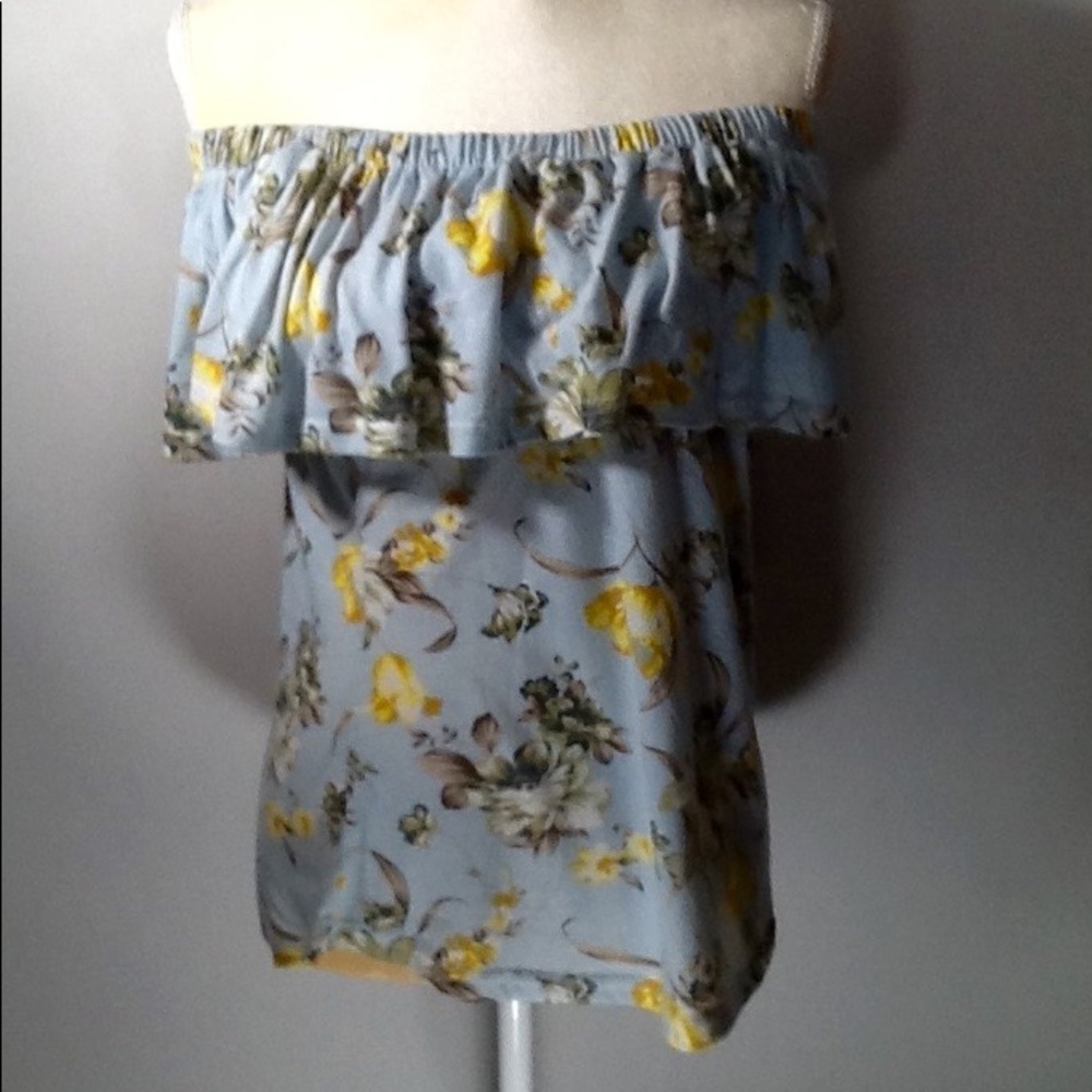 Amang NY | Floral Print  |Straple | Top